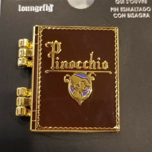 Loungefly Disney Pinocchio Story Book 3D Enamel Pin NEW - Picture 10 of 12
